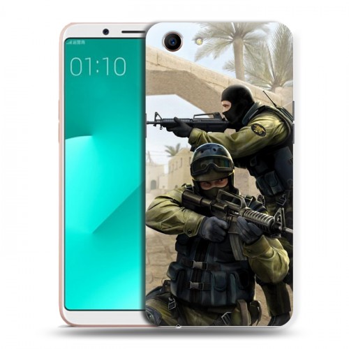 Дизайнерский пластиковый чехол для OPPO A83 Counter-strike