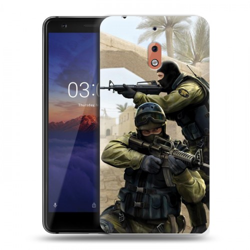 Дизайнерский силиконовый чехол для Nokia 2.1 Counter-strike