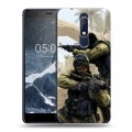 Дизайнерский пластиковый чехол для Nokia 5.1 Counter-strike