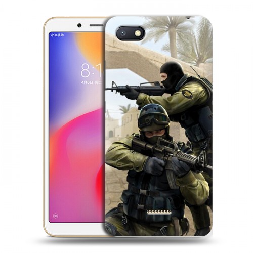 Дизайнерский пластиковый чехол для Xiaomi RedMi 6A Counter-strike