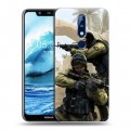 Дизайнерский силиконовый чехол для Nokia 5.1 Plus Counter-strike