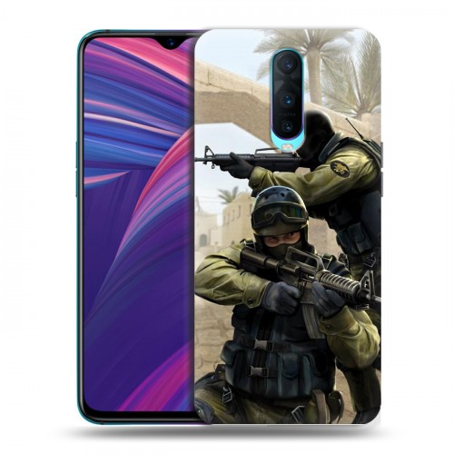 Дизайнерский пластиковый чехол для OPPO RX17 Pro Counter-strike