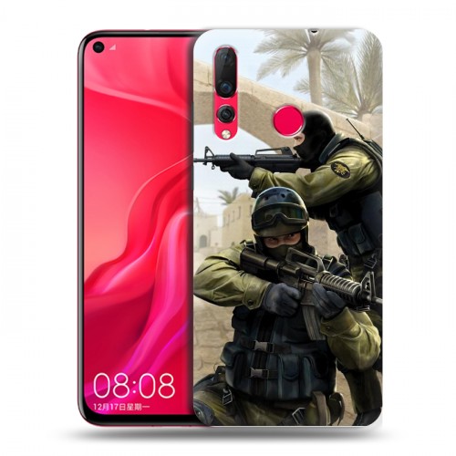 Дизайнерский пластиковый чехол для Huawei Nova 4 Counter-strike