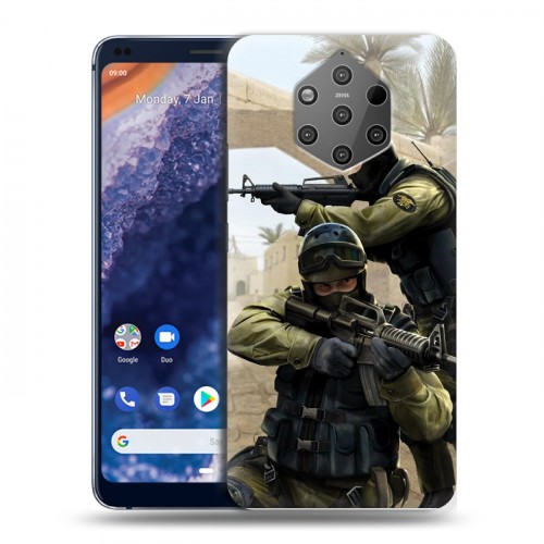 Дизайнерский силиконовый чехол для Nokia 9 PureView Counter-strike