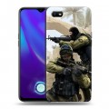 Дизайнерский силиконовый с усиленными углами чехол для OPPO A1k Counter-strike