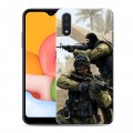 Дизайнерский силиконовый чехол для Samsung Galaxy M01 Counter-strike