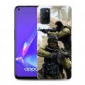 Дизайнерский пластиковый чехол для OPPO A52 Counter-strike