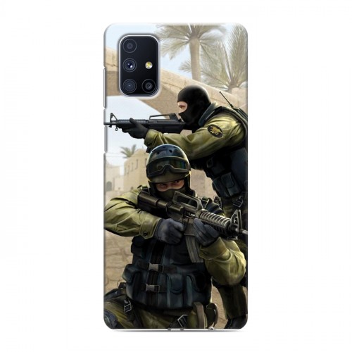 Дизайнерский пластиковый чехол для Samsung Galaxy M51 Counter-strike