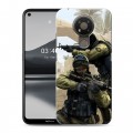 Дизайнерский силиконовый чехол для Nokia 3.4 Counter-strike