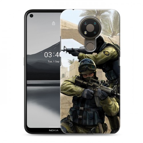 Дизайнерский силиконовый чехол для Nokia 3.4 Counter-strike