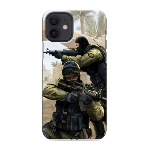 Дизайнерский силиконовый чехол для Iphone 12 Counter-strike