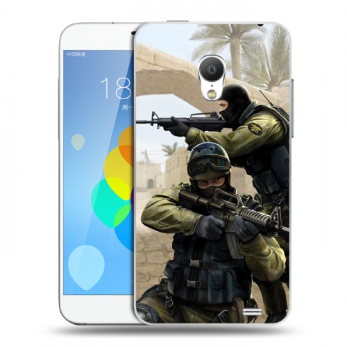 Дизайнерский силиконовый чехол для  Meizu MX3 Counter-strike