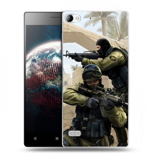 Дизайнерский пластиковый чехол для Lenovo Vibe X2 Counter-strike