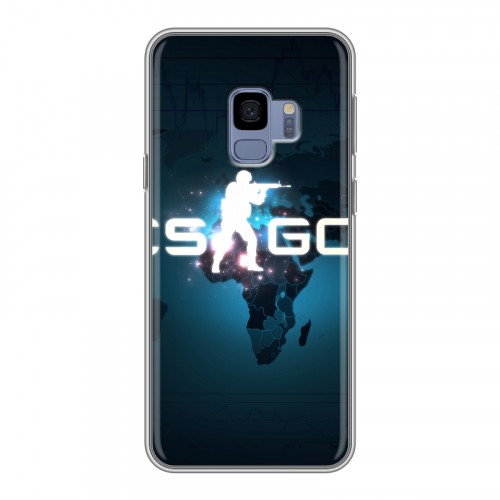 Дизайнерский пластиковый чехол для Samsung Galaxy S9 Counter-strike