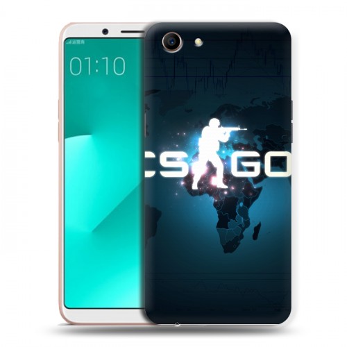 Дизайнерский пластиковый чехол для OPPO A83 Counter-strike