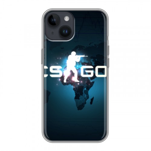 Дизайнерский пластиковый чехол для Iphone 14 Counter-strike