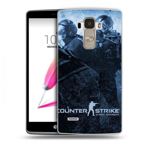 Дизайнерский силиконовый чехол для LG G4 Stylus Counter-strike