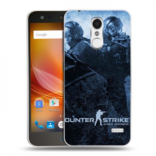 Дизайнерский пластиковый чехол для ZTE Blade X5 Counter-strike