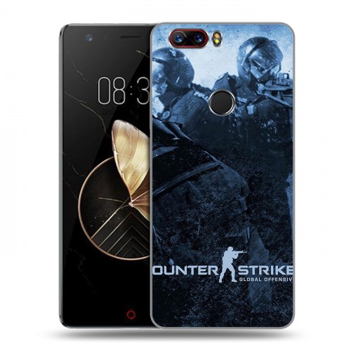 Дизайнерский пластиковый чехол для ZTE Nubia Z17 Counter-strike