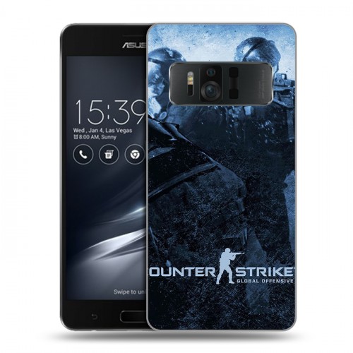 Дизайнерский силиконовый чехол для ASUS ZenFone AR Counter-strike