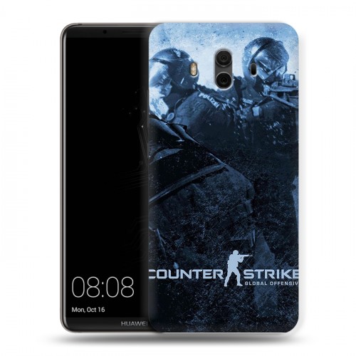 Дизайнерский пластиковый чехол для Huawei Mate 10 Counter-strike