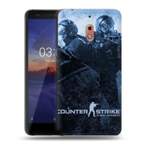 Дизайнерский силиконовый чехол для Nokia 2.1 Counter-strike