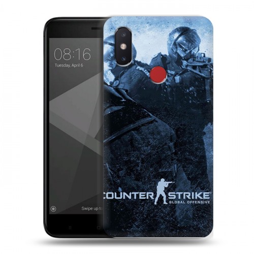 Дизайнерский силиконовый чехол для Xiaomi Mi8 SE Counter-strike