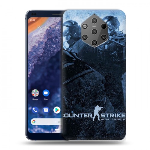 Дизайнерский силиконовый чехол для Nokia 9 PureView Counter-strike