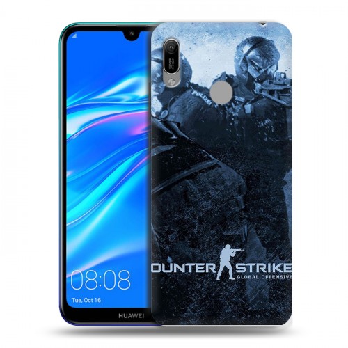 Дизайнерский пластиковый чехол для Huawei Y6 (2019) Counter-strike