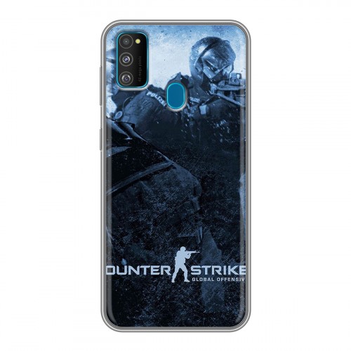 Дизайнерский силиконовый чехол для Samsung Galaxy M30s Counter-strike