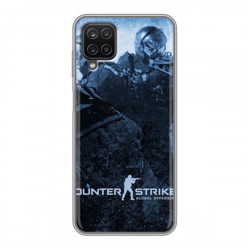 Дизайнерский силиконовый чехол для Samsung Galaxy A12 Counter-strike