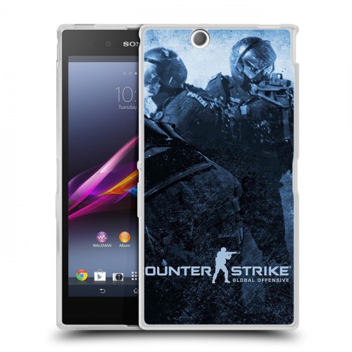 Дизайнерский пластиковый чехол для Sony Xperia Z Ultra  Counter-strike