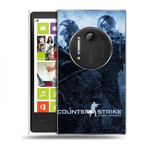 Дизайнерский пластиковый чехол для Nokia Lumia 1020 Counter-strike