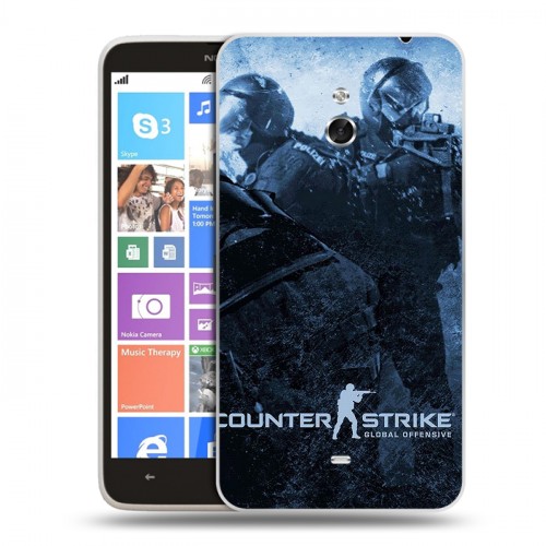 Дизайнерский пластиковый чехол для Nokia Lumia 1320 Counter-strike