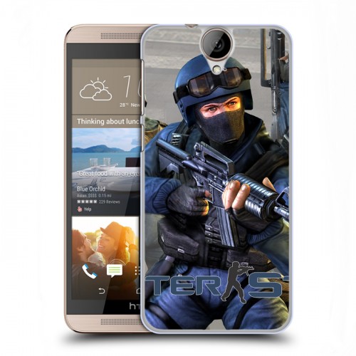 Дизайнерский пластиковый чехол для HTC One E9+ Counter-strike