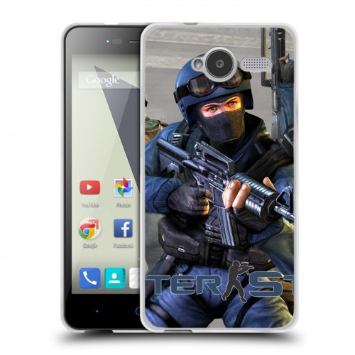 Дизайнерский пластиковый чехол для ZTE Blade L3 Counter-strike