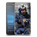 Дизайнерский пластиковый чехол для Microsoft Lumia 950 Counter-strike