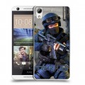 Дизайнерский силиконовый чехол для HTC Desire 626 Counter-strike