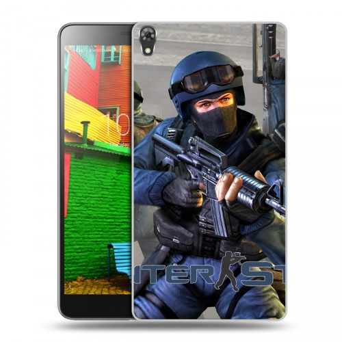 Дизайнерский силиконовый чехол для Lenovo Phab Counter-strike