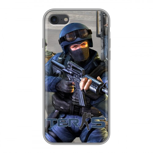 Дизайнерский силиконовый чехол для Iphone 7 Counter-strike