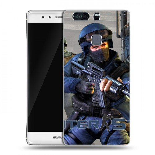 Дизайнерский пластиковый чехол для Huawei P9 Plus Counter-strike