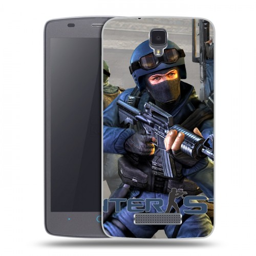 Дизайнерский силиконовый чехол для ZTE Blade L5 Counter-strike