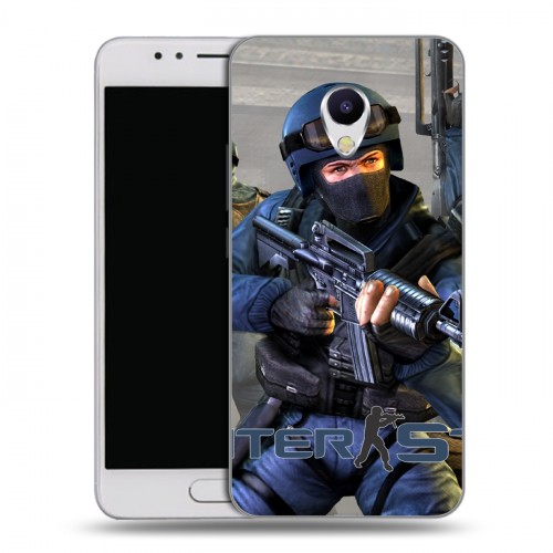 Дизайнерский силиконовый чехол для Meizu M5s Counter-strike