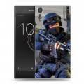 Дизайнерский пластиковый чехол для Sony Xperia XZs Counter-strike