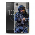 Дизайнерский пластиковый чехол для Sony Xperia L1 Counter-strike