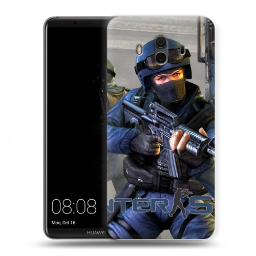 Дизайнерский пластиковый чехол для Huawei Mate 10 Counter-strike