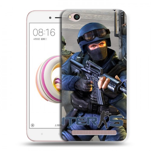 Дизайнерский пластиковый чехол для Xiaomi RedMi 5A Counter-strike