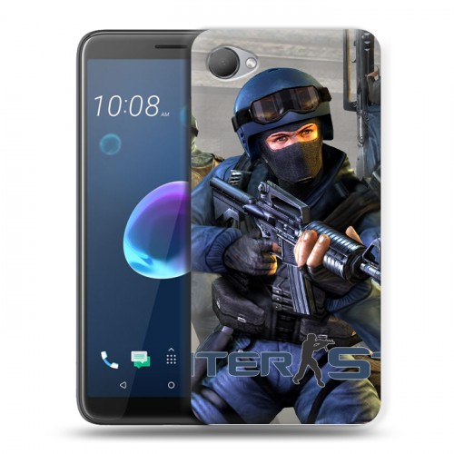 Дизайнерский пластиковый чехол для HTC Desire 12 Counter-strike