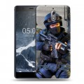 Дизайнерский пластиковый чехол для Nokia 3.1 Counter-strike