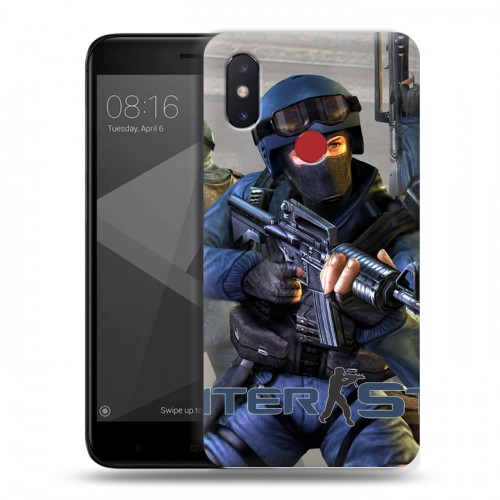 Дизайнерский пластиковый чехол для Xiaomi Mi8 SE Counter-strike